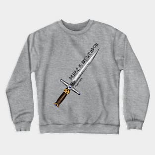 PRAISE IS MY WEAPON Crewneck Sweatshirt